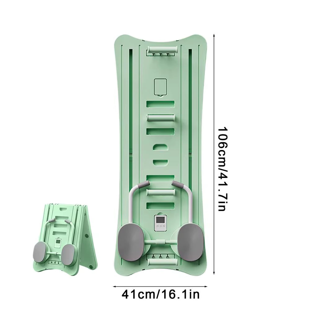 Foldable Pilates Reformer Board - Multi-Purpose Core Workout Equipment for Home Fitness
